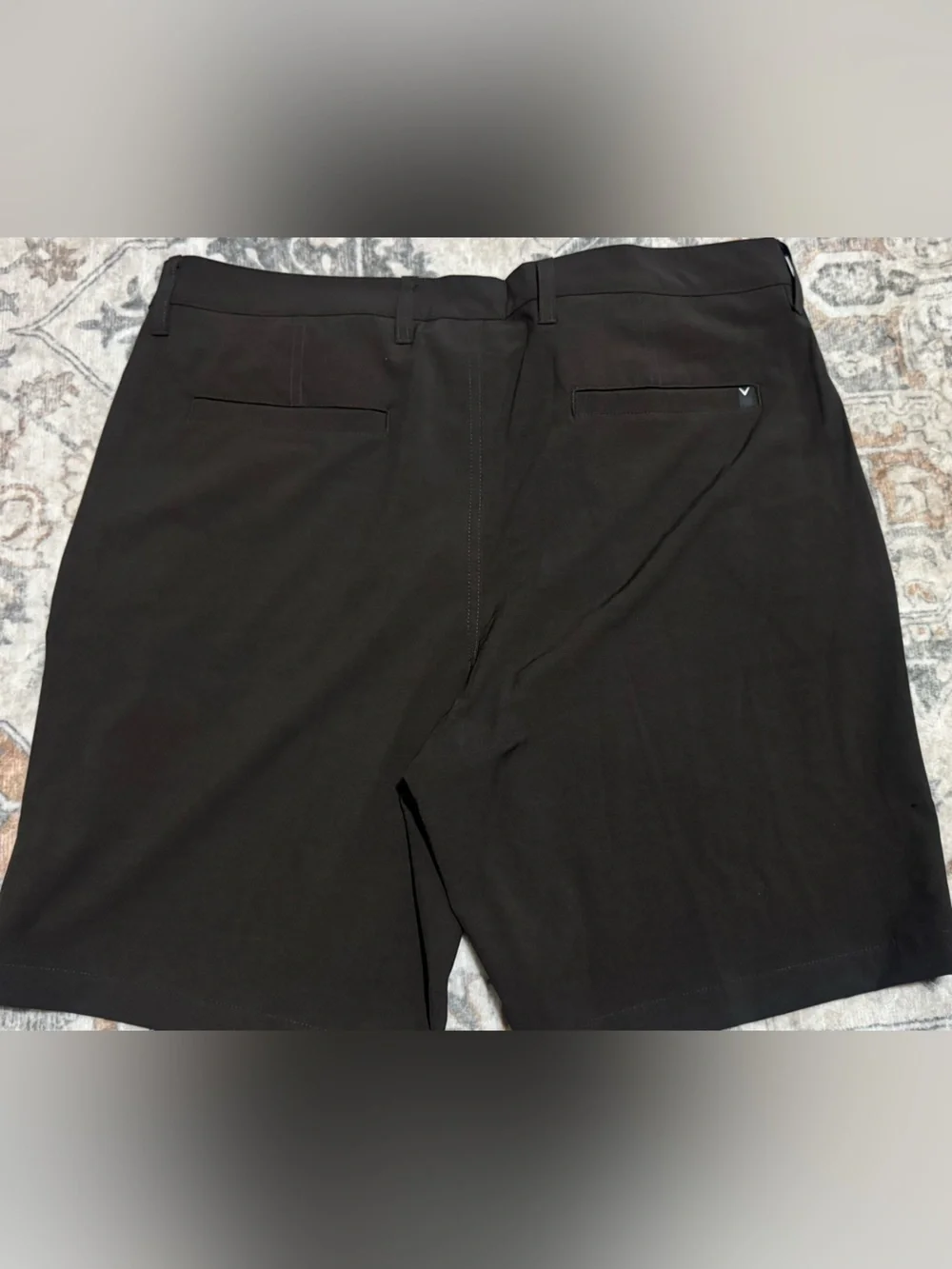 Callaway Men’s Black Golf Shorts Size 38 Performance Bermuda Shorts